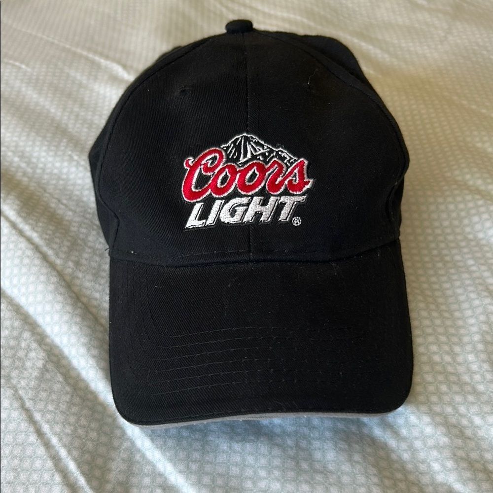 Vintage Coors Light Black Baseball Cap